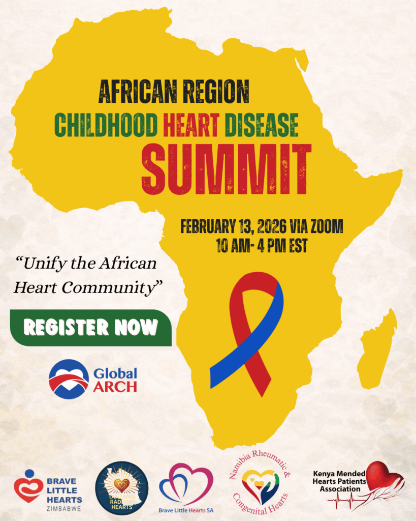 African Region Childhood Heart Disease Summit. Connecting patient leaders across Africa. February 13, 2026.