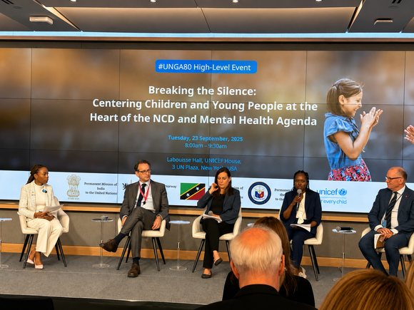 Global ARCH at a United Nations panel on children and young people with NCDs